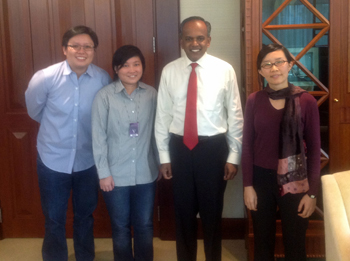 Meeting with K Shanmugam